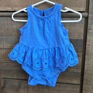 Baby Gap Blue Dress Bodysuit